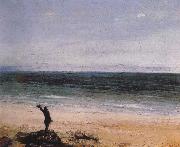 Gustave Courbet Seaside oil painting